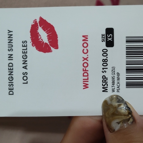 NWT Wildfox "But First Cocktails" Pullover in Blush Size XS - Picture 8 of 8